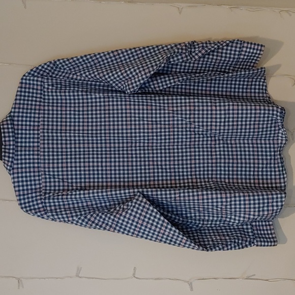 IZOD Button Down Long Sleeve Shirt, Blue/Green & Red, XXL - Picture 5 of 5